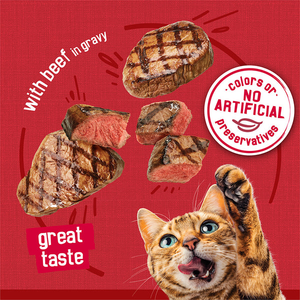 Friskies Prime Filets in Gravy Wet Cat Food 5.5 oz, Case of 24, additional view 2