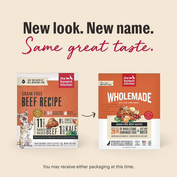 The Honest Kitchen Wholemade Grain Free Beef Dog Food, additional view 1