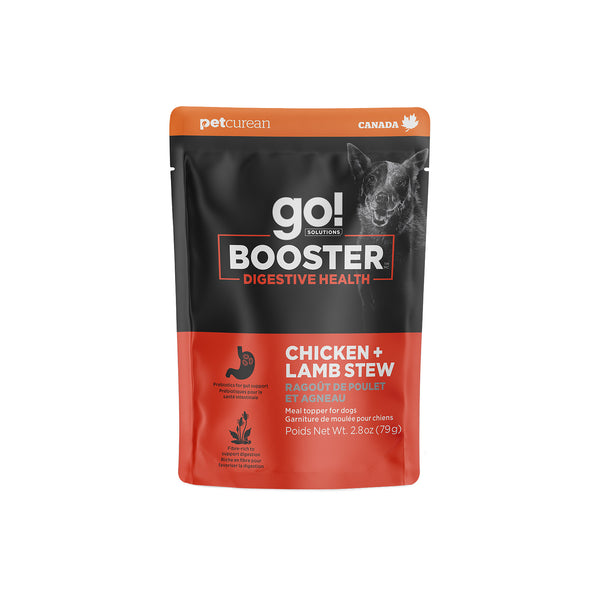 GO! Solutions Digestive Health Chicken + Lamb Stew Booster Dog Food Topper