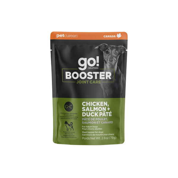 GO! Solutions Joint Care Chicken, Salmon + Duck Pate Booster Dog Food Topper