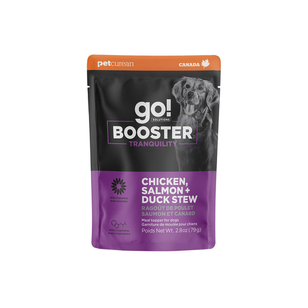 GO! Solutions Tranquility Chicken, Salmon + Duck Stew Booster Dog Food Topper