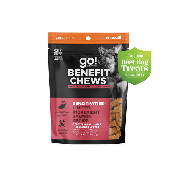 GO! Solutions Sensitivities Benefit Chews Limited Ingredient Salmon Dog Treats