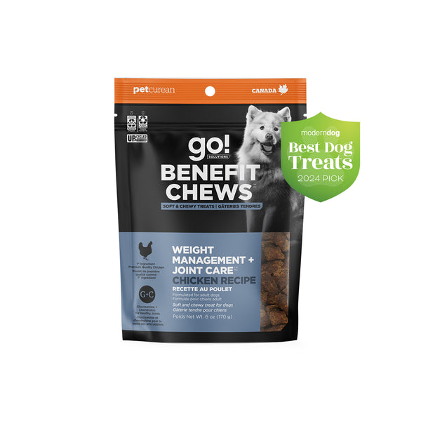 GO! Solutions Weight Management + Joint Care Benefit Chews Chicken Dog Treats (Special Order)