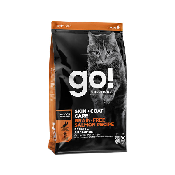 GO! Solutions Skin + Coat Care Grain-Free Salmon Recipe Dry Cat Food (Special Order)