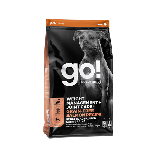 Petcurean GO! Solutions Weight Management + Joint Care Grain Free Salmon Dry Dog Food