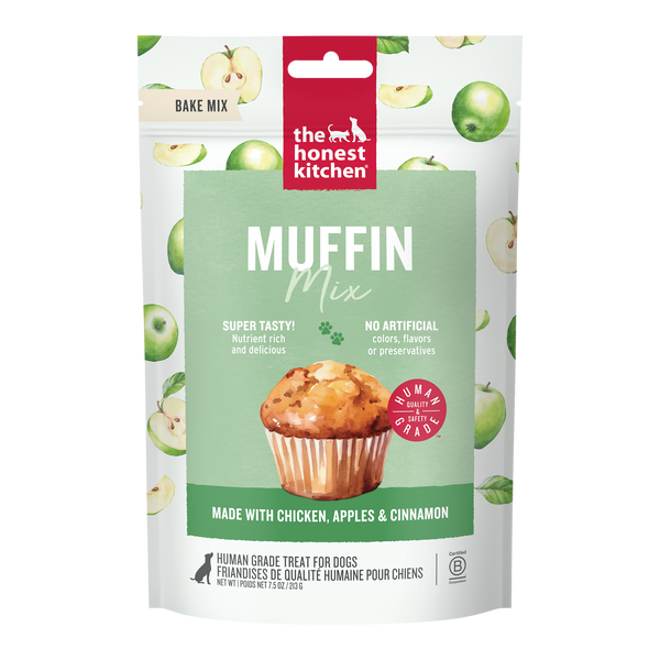 The Honest Kitchen Muffin Mix with Chicken, Apples & Cinnamon