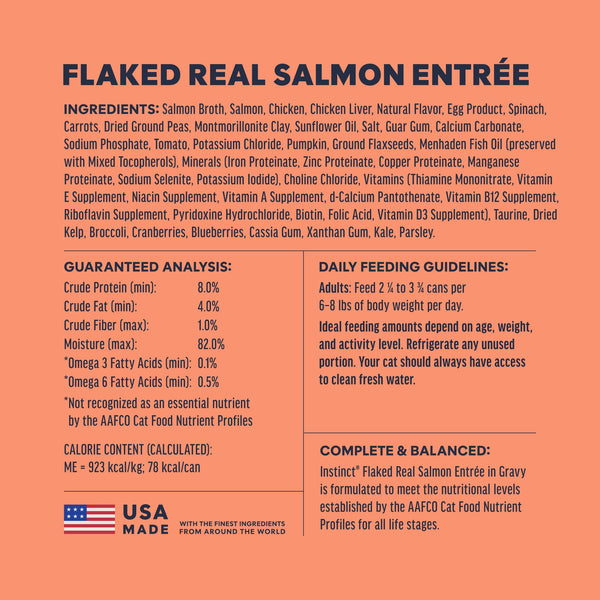 Instinct Flaked Salmon Entrée Wet Cat Food