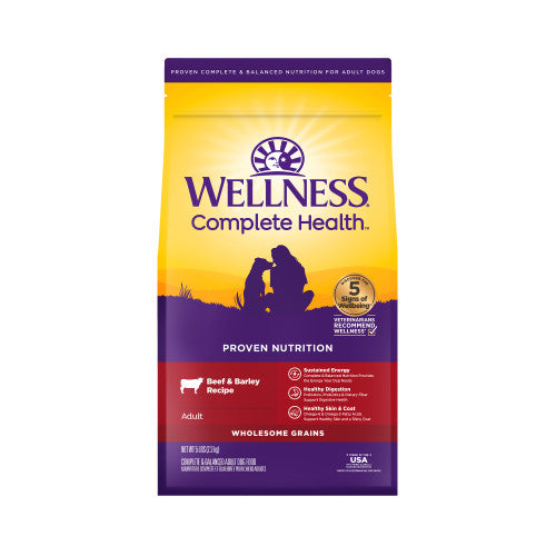 Wellness Complete Health Adult Deboned Beef & Barley Dry Dog Food