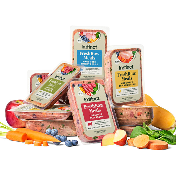 Instinct FreshRaw Meals Grass-Fed Beef Recipe Dog Food