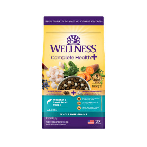 Wellness Complete Health+ Whitefish & Sweet Potato Dry Dog Food