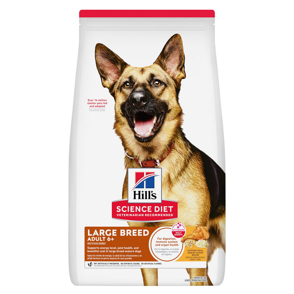 Hill's Science Diet Adult 6+ Large Breed Chicken Meal, Barley & Rice Dry Dog Food