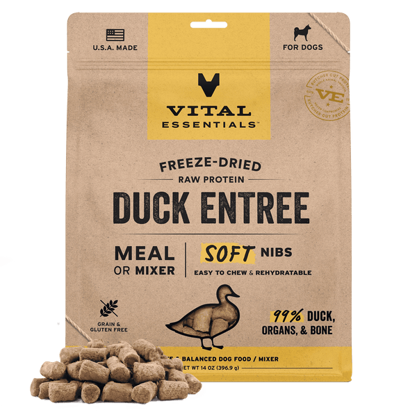 Vital Essentials Freeze-Dried Raw Soft Nibs Dog Food 14 oz, additional view 1