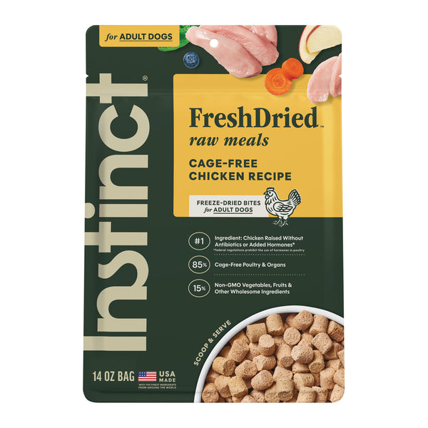 Instinct Raw Meals Cage-Free Chicken Recipe Freeze-Dried Dog Food