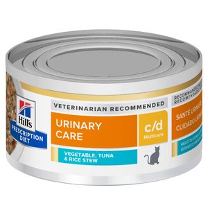 Hill's Prescription Diet c/d Multicare Urinary Care Tuna & Vegetable Stew Wet Cat Food
