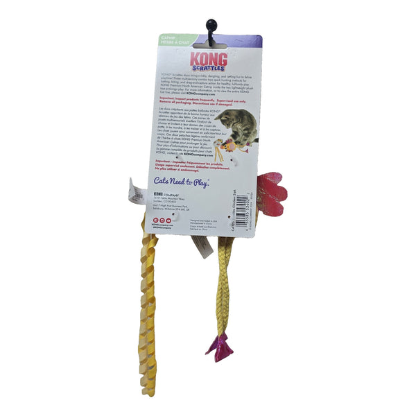 KONG Scrattles Chicken 2-pack, back of package
