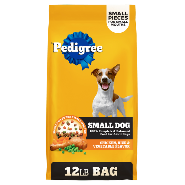 Pedigree Small Dog Adult Roasted Chicken, Rice & Vegetable Dry Dog Food