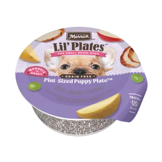 Merrick Lil' Plates Grain Free Small Breed Wet Dog Food 3.5 oz, Case of 12
