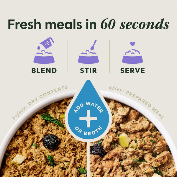 Instinct FreshDried Meal Blends Beef & Orchard Blend Freeze-Dried Dog Food
