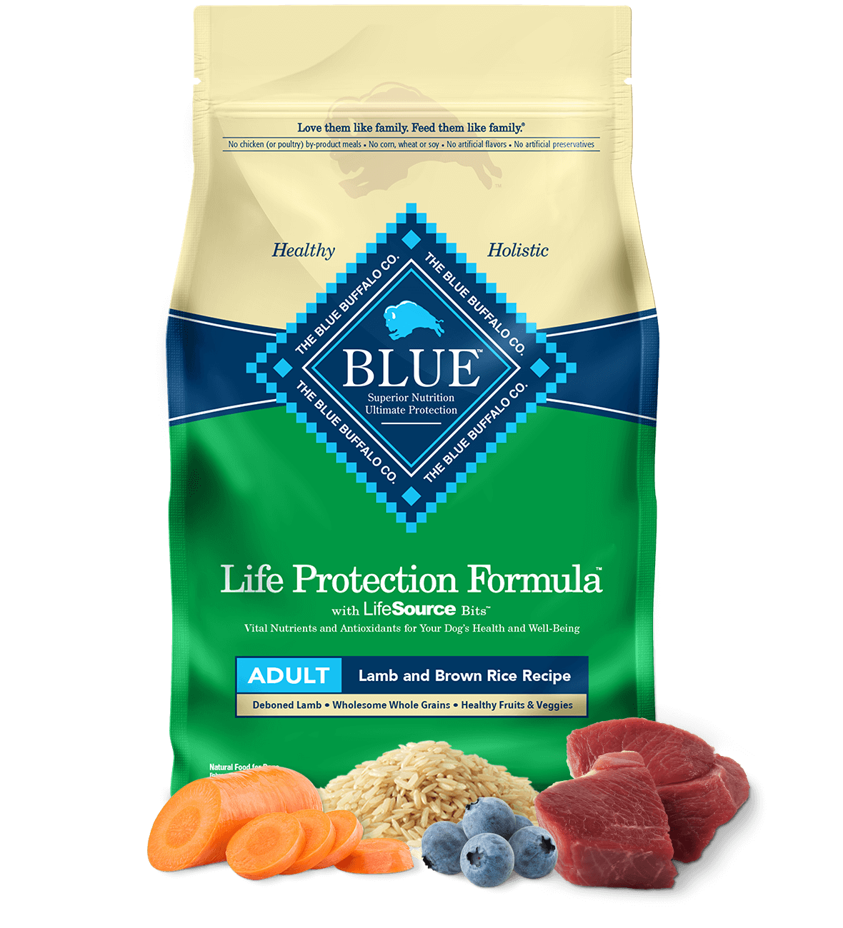 Blue Buffalo Life Protection Lamb & Brown Rice Recipe Adult Dry Dog Food