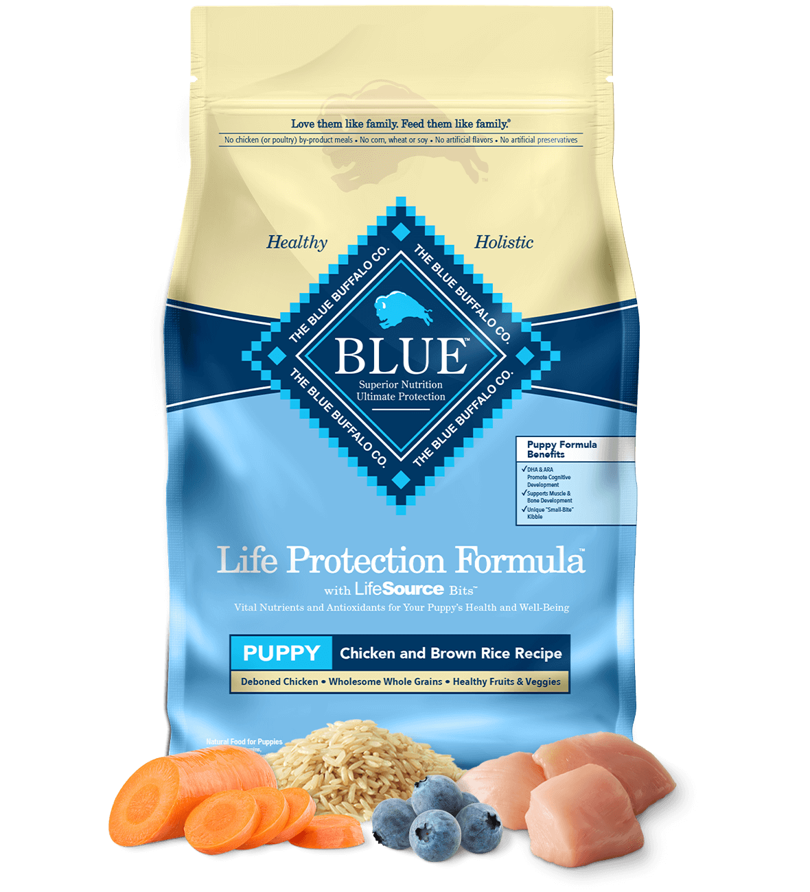 Blue Buffalo Life Protection Chicken & Brown Rice Recipe Puppy Dry Dog Food