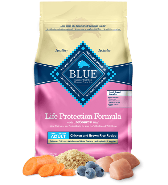 Blue Buffalo Life Protection Chicken & Brown Rice Recipe Small Breed Adult Dry Dog Food