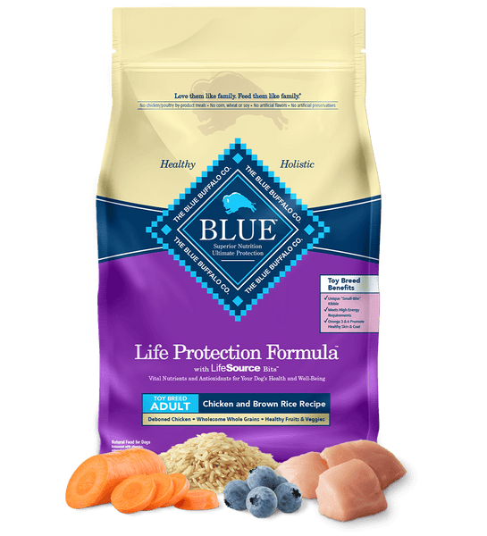 Blue Buffalo Life Protection Chicken & Brown Rice Recipe Adult Toy Breed Dry Dog Food