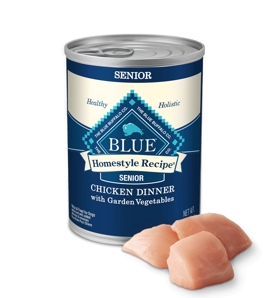 Blue buffalo senior canned dog food clearance