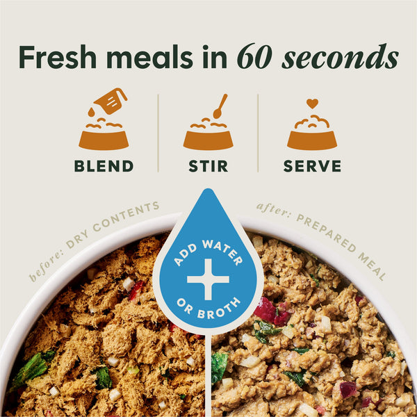 Instinct FreshDried Meal Blends Chicken & Harvest Blend Freeze-Dried Dog Food