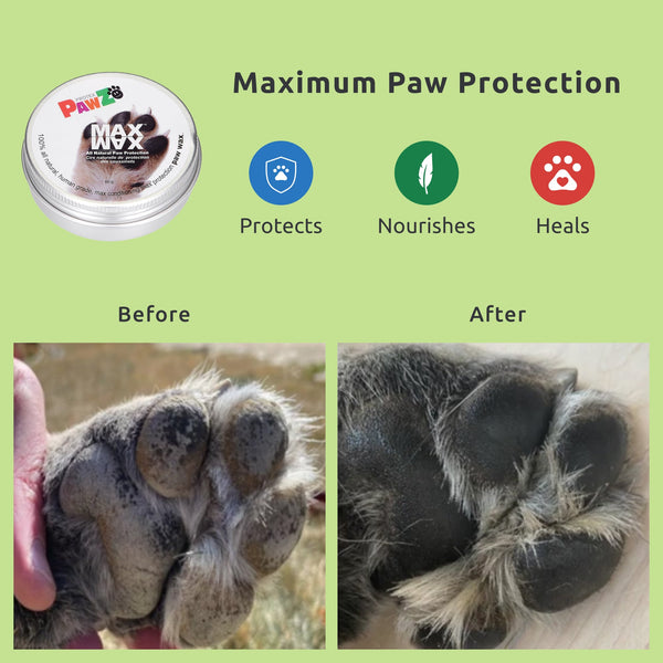 PawZ Max Wax Natural Dog Paw and Nose Balm, 60 g, additional view 1