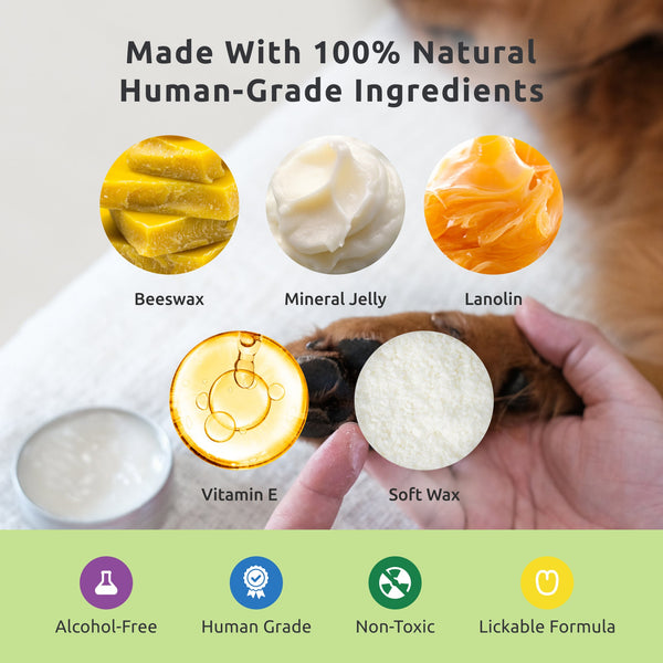 PawZ Max Wax Natural Dog Paw and Nose Balm, 60 g, additional view 2