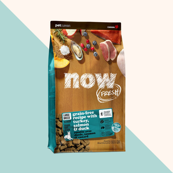 Now Fresh Grain Free Large Breed Senior Turkey, Salmon & Duck Dry Dog Food (Special Order)