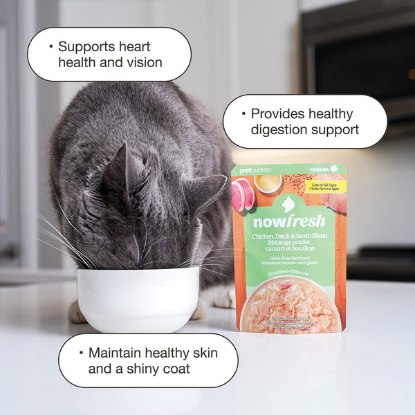 Petcurean Now Fresh Wet Cat Food Pouches 2.5 oz, Case of 24, additional view 3