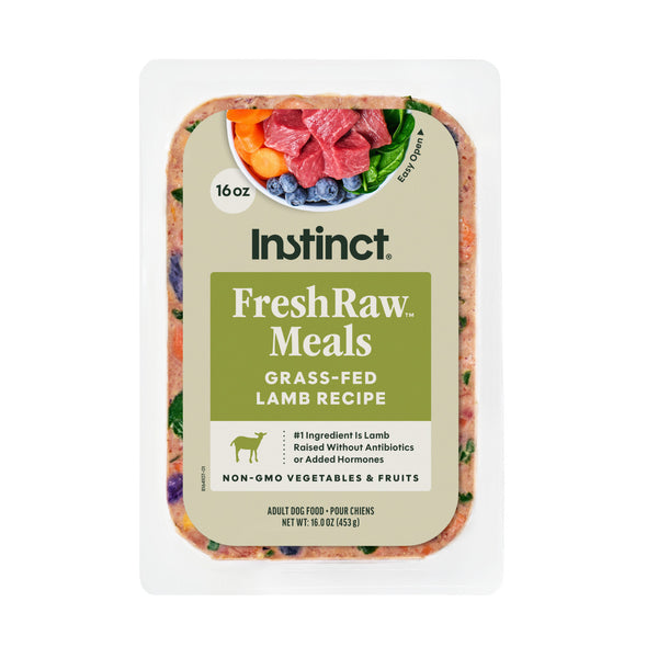 Instinct FreshRaw Meals Grass-Fed Lamb Recipe Dog Food