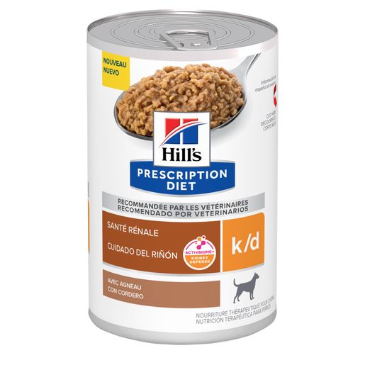 Hill's Prescription Diet k/d Kidney Care with Lamb Wet Dog Food