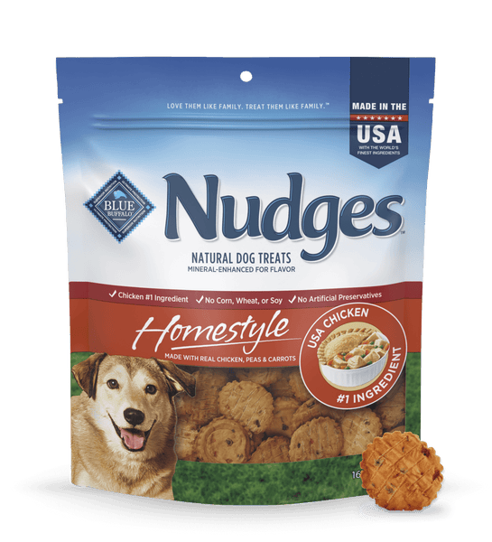 BLUE Nudges Homestyle Chicken Pot Pie Dog Treats