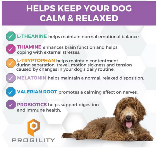 Progility Calming Aid With Melatonin Soft Chews for Dogs