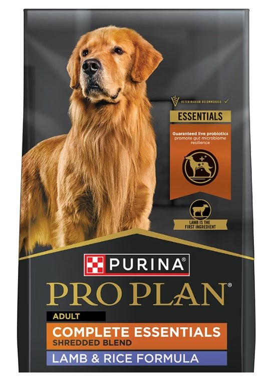 Pro Plan Complete Essentials Shredded Lamb & Rice Formula Dry Dog Food