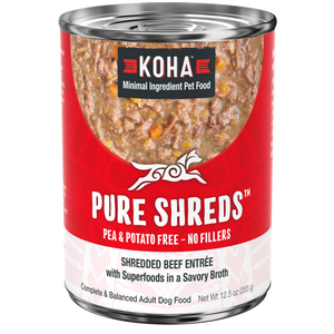 KOHA Pure Shreds Shredded Beef Entrée Wet Dog Food