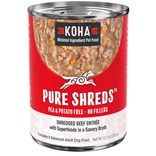 KOHA Pure Shreds Shredded Beef Entrée Wet Dog Food