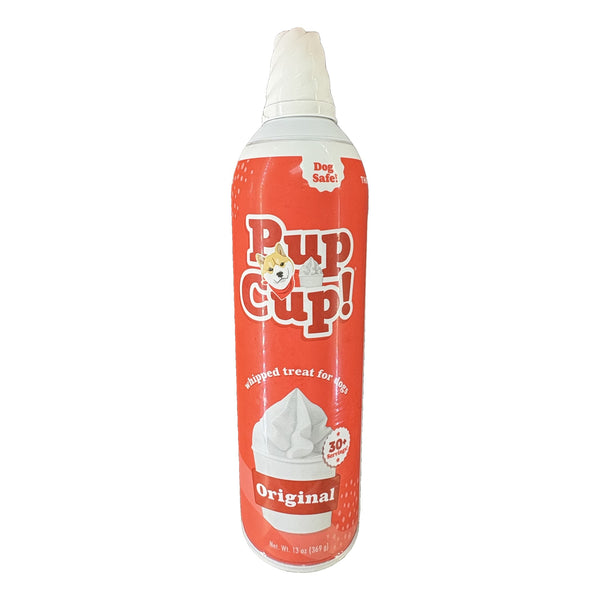 Pup Cup! Original whipped treat for dogs 13 oz can, front