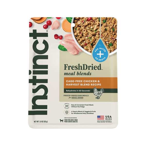 Instinct FreshDried Meal Blends Chicken & Harvest Blend Freeze-Dried Dog Food