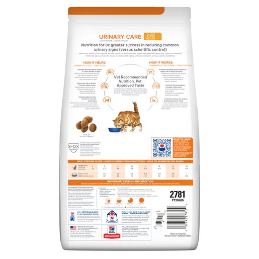 Hill's Prescription Diet c/d Multicare Urinary Care with Ocean Fish Dry Cat Food