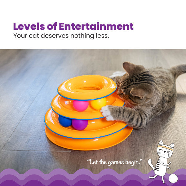 Petstages Tower of Tracks Cat Toy, additional view 1