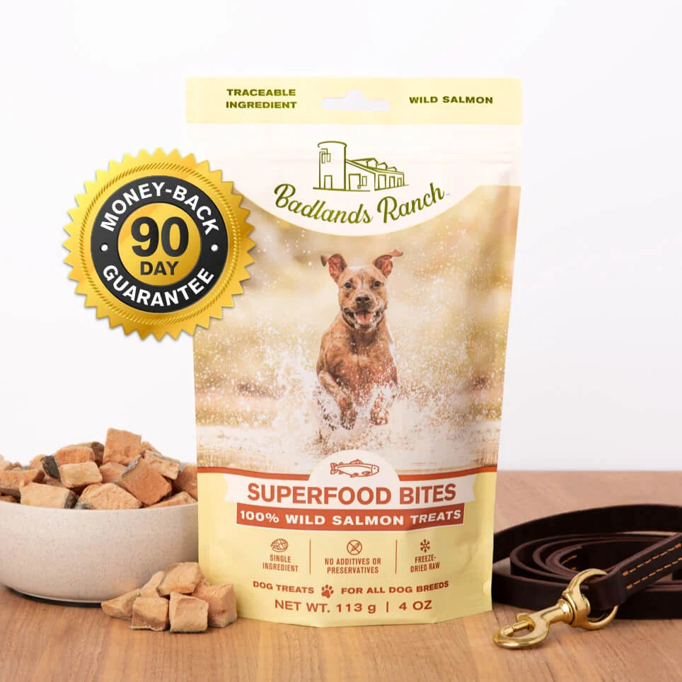 Badlands Ranch Superfood Bites Wild Salmon Freeze-Dried Dog Treats