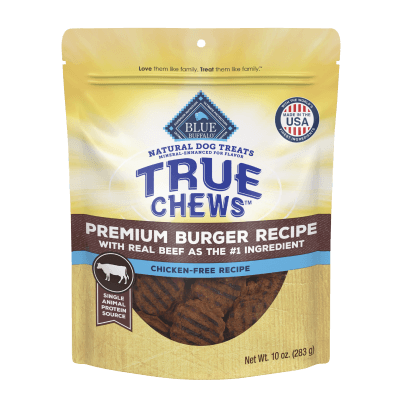 BLUE True Chews Premium Burger Recipe Dog Treats, additional view 2