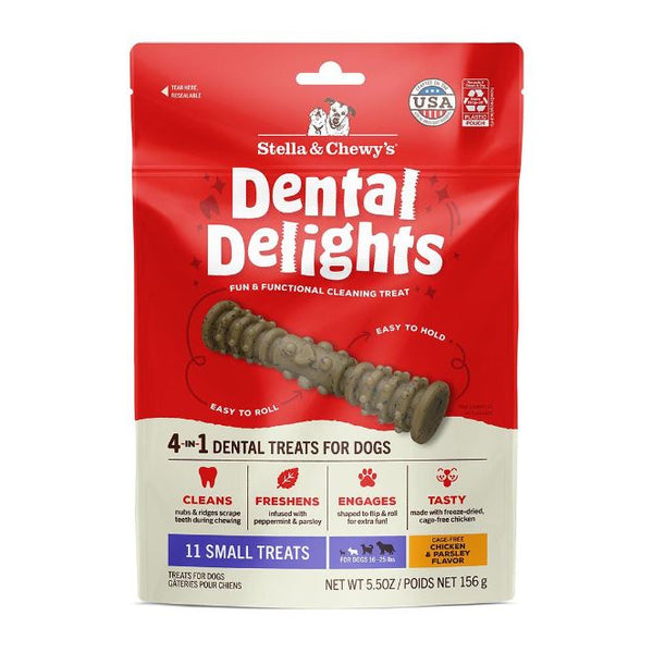 Stella & Chewy's Dental Delights Small Dental Chews for Dogs