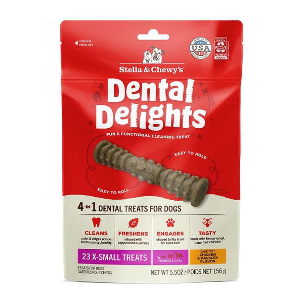 Stella & Chewy's Dental Delights X-Small Dental Chews for Dogs