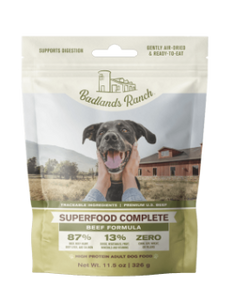 Badlands Ranch Air Dried Beef Dog Food