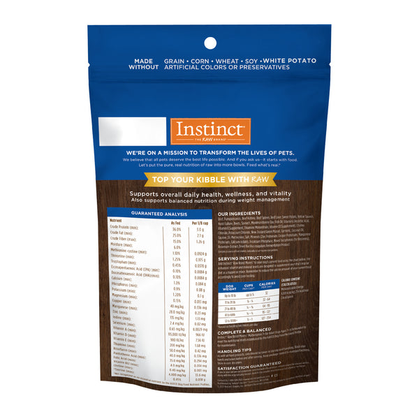 Instinct Raw Boost Mixers Multivitamin Adult 7+ Freeze Dried Dog Food