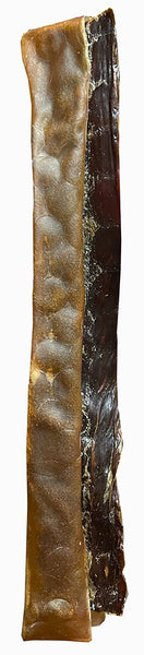 Scoochie Thick Cut Bacon chew out of the wrapper